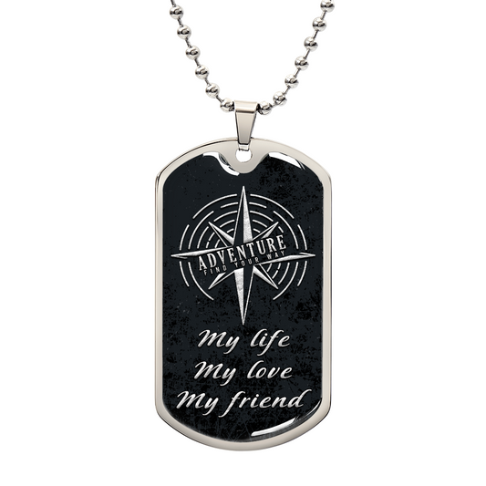 Luxury Graphic Dog Tag Necklace