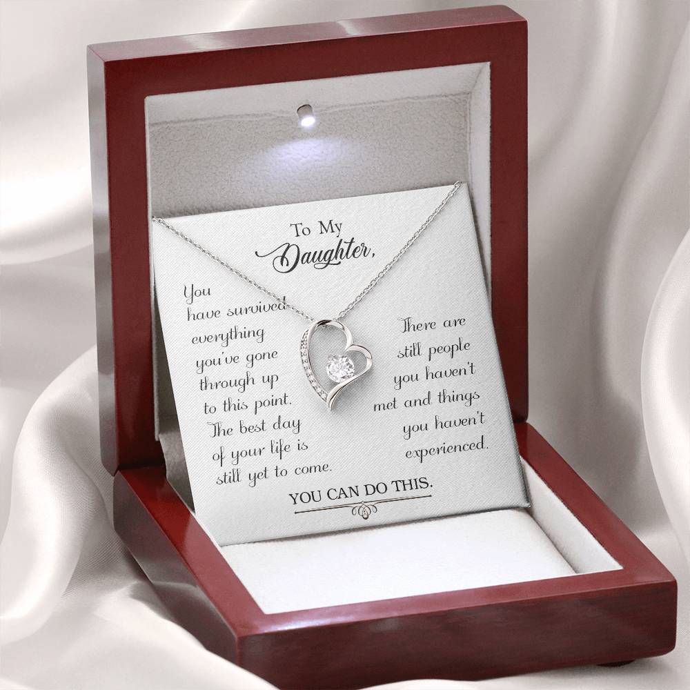 To My Daughter - Forever Love Necklace - PRICE INCLUDES SHIPPING