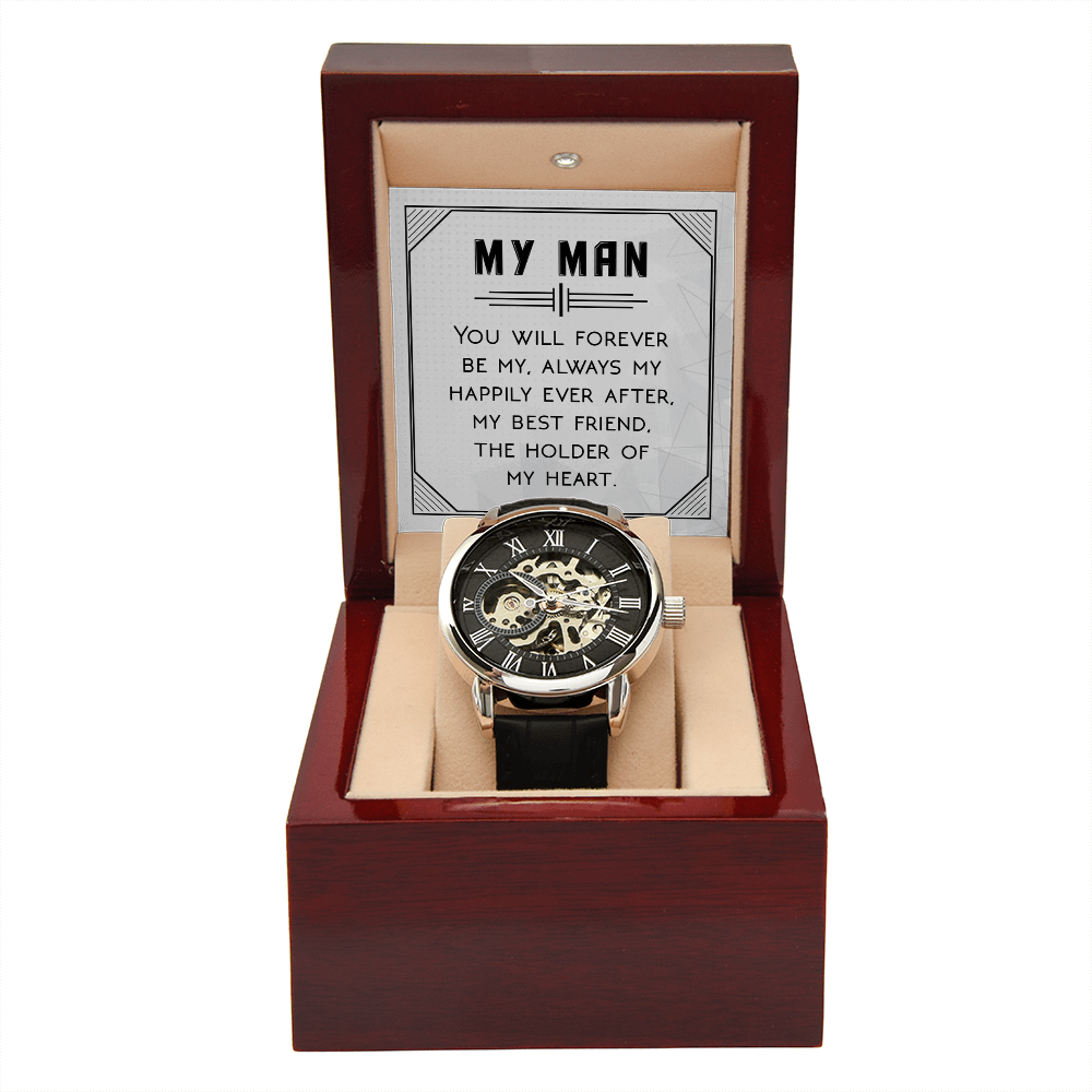 Men's  Openwork Watch