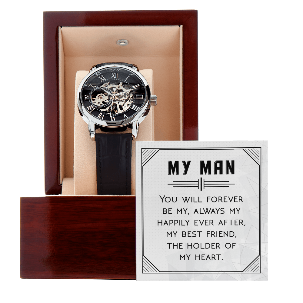 Men's  Openwork Watch