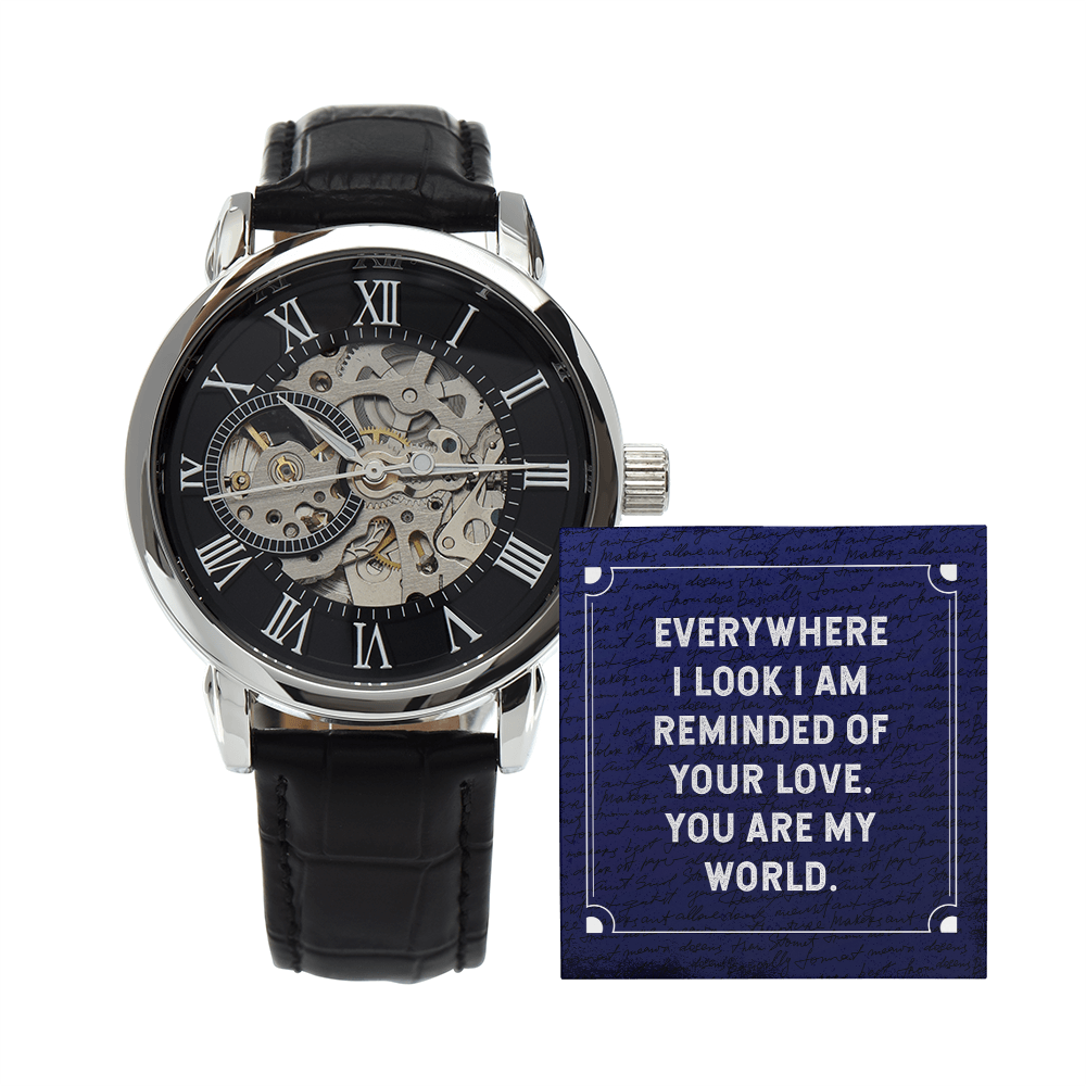 Men's Openwork Watch