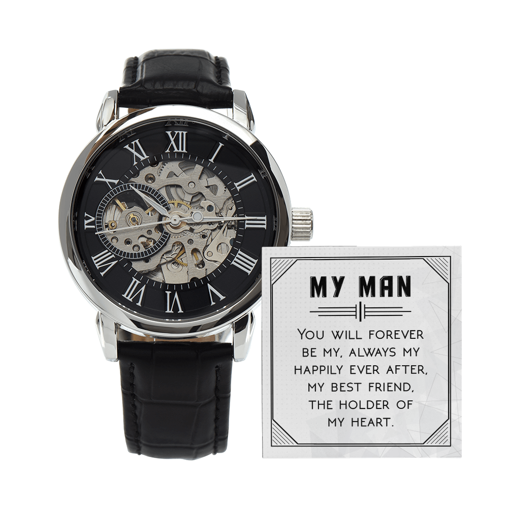 Men's  Openwork Watch