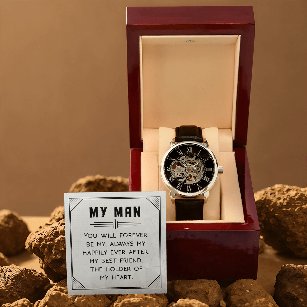 Men's  Openwork Watch