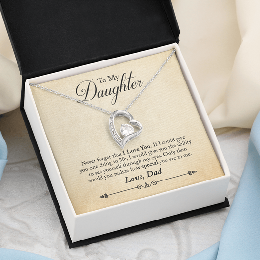 To My Daughter - Forever Love Necklace - PRICE INCLUDES SHIPPING
