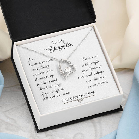 To My Daughter - Forever Love Necklace - PRICE INCLUDES SHIPPING