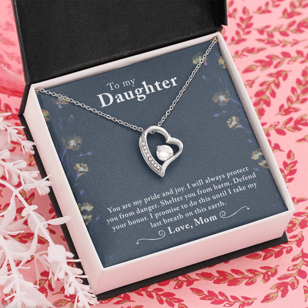To My Beautiful Daughter - Forever Love Necklace - PRICE INCLUDES SHIPPING