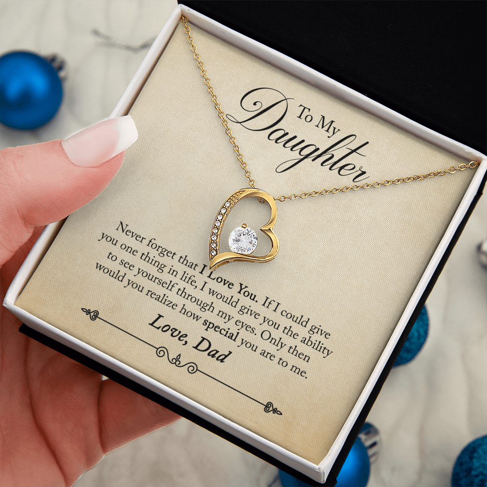 To My Daughter - Forever Love Necklace - PRICE INCLUDES SHIPPING